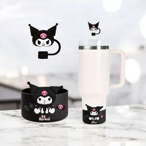Kuromi Black and White Tumbler Set